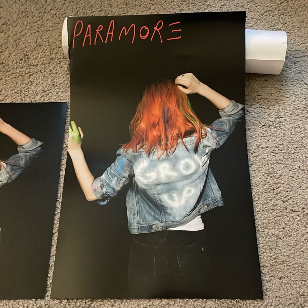 Paramore band poster (2) posters included.